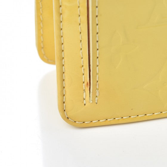 Louis Vuitton Vernis Mott Yellow 9 of 14