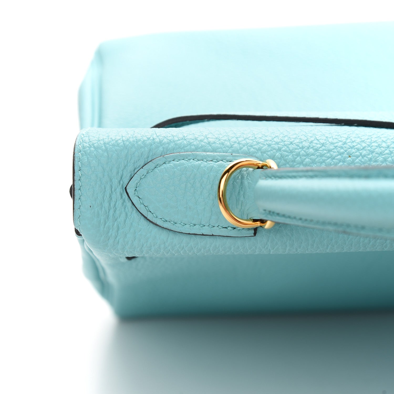 Hermes Togo Kelly Retourne 32 Bleu Atoll 11 of 40