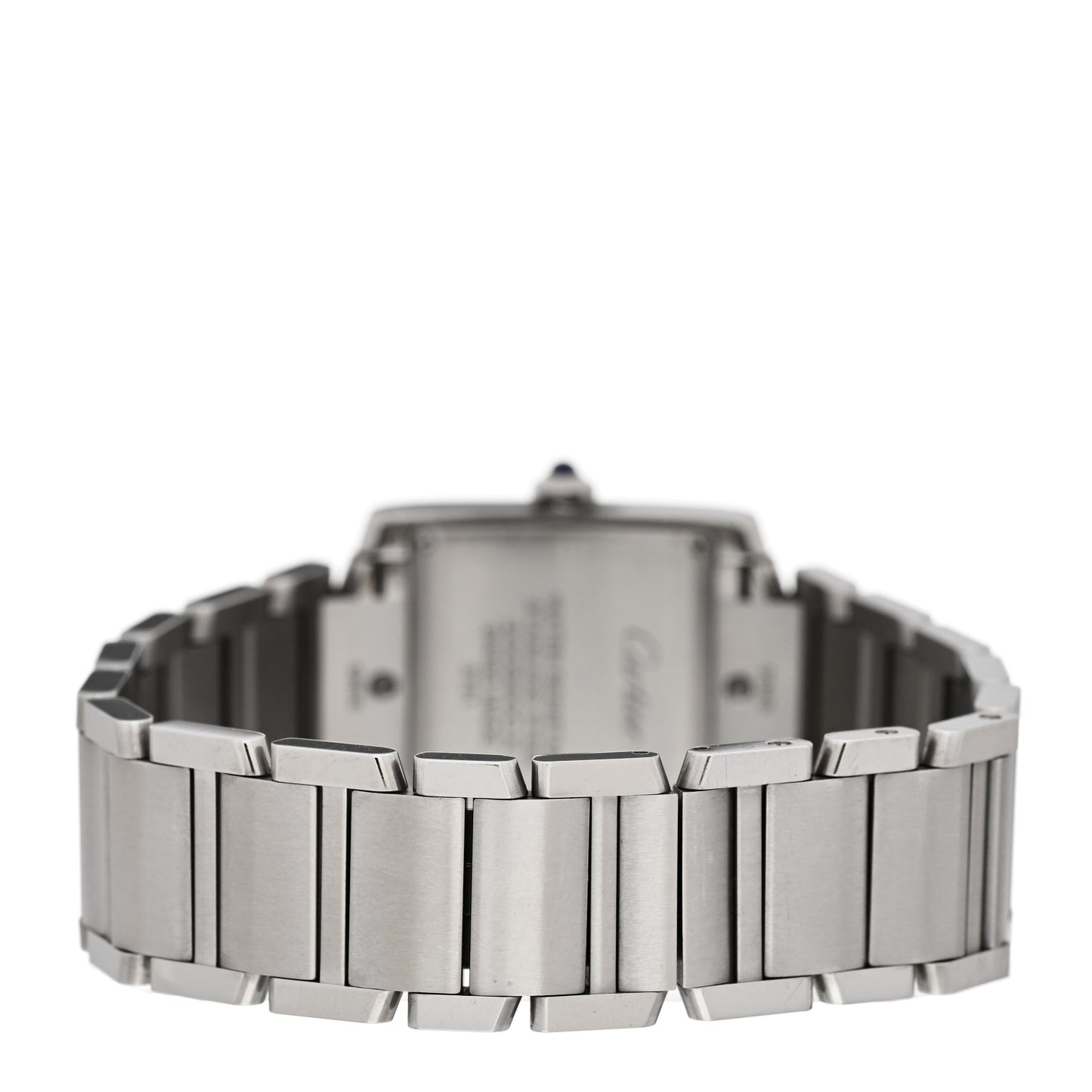 Stainless Steel Diamond Bezel 25mm Tank Francaise Quartz Watch
