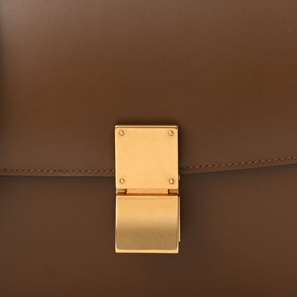 Celine Box Calfskin Medium Classic Box Flap Bag Camel 8 of 10