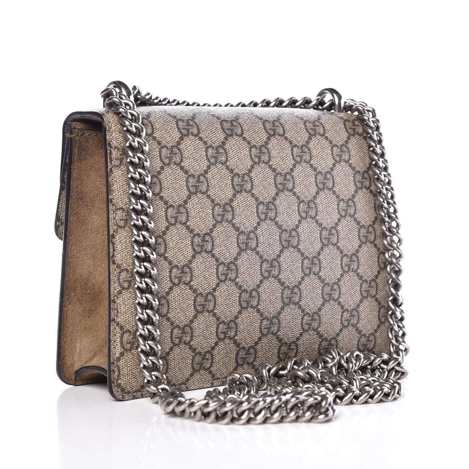 Gucci GG Supreme Monogram Mini Dionysus Shoulder Bag Taupe 3 of 9