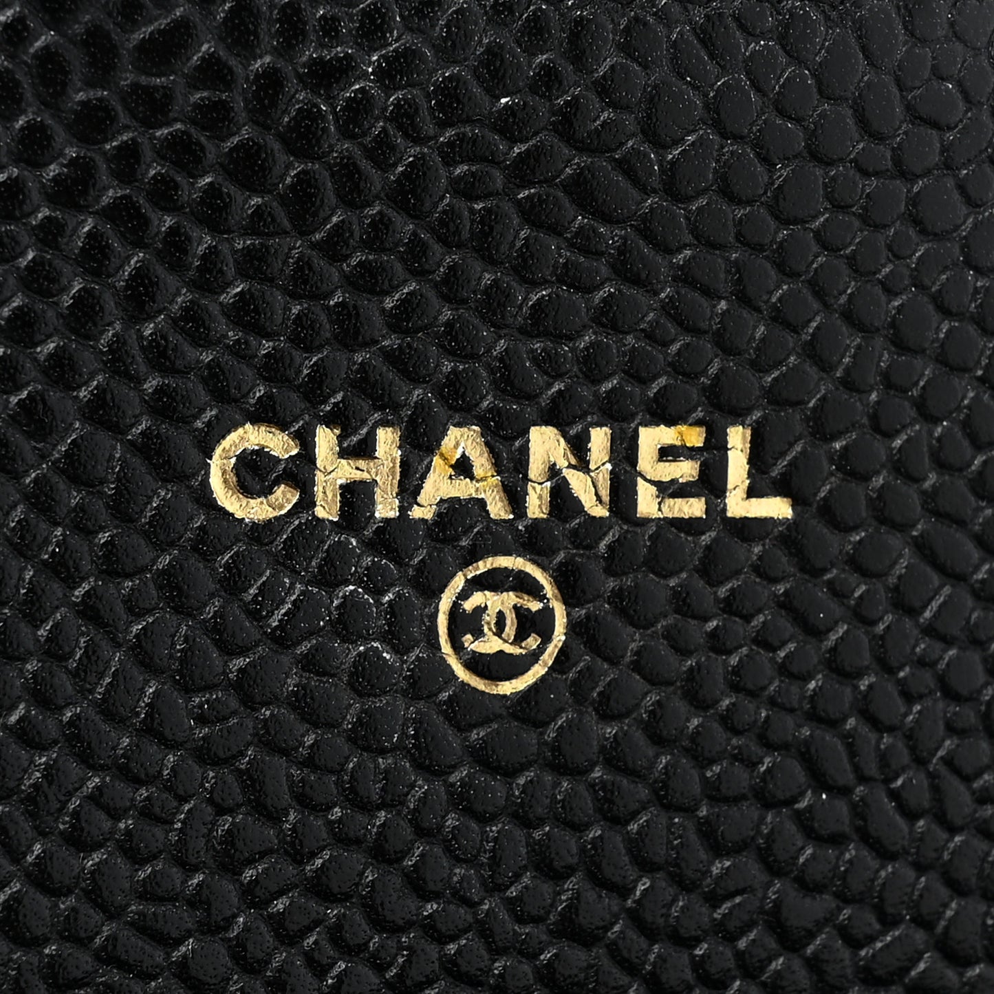 Caviar Quilted Large Gusset Flap Wallet Black