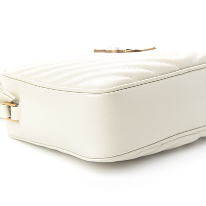 Saint Laurent Calfskin Matelasse Monogram Lou Camera Bag Crema Soft 7 of 8