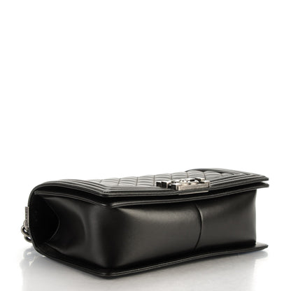 Chanel Lambskin Quilted Medium Boy Flap Black 4 of 7