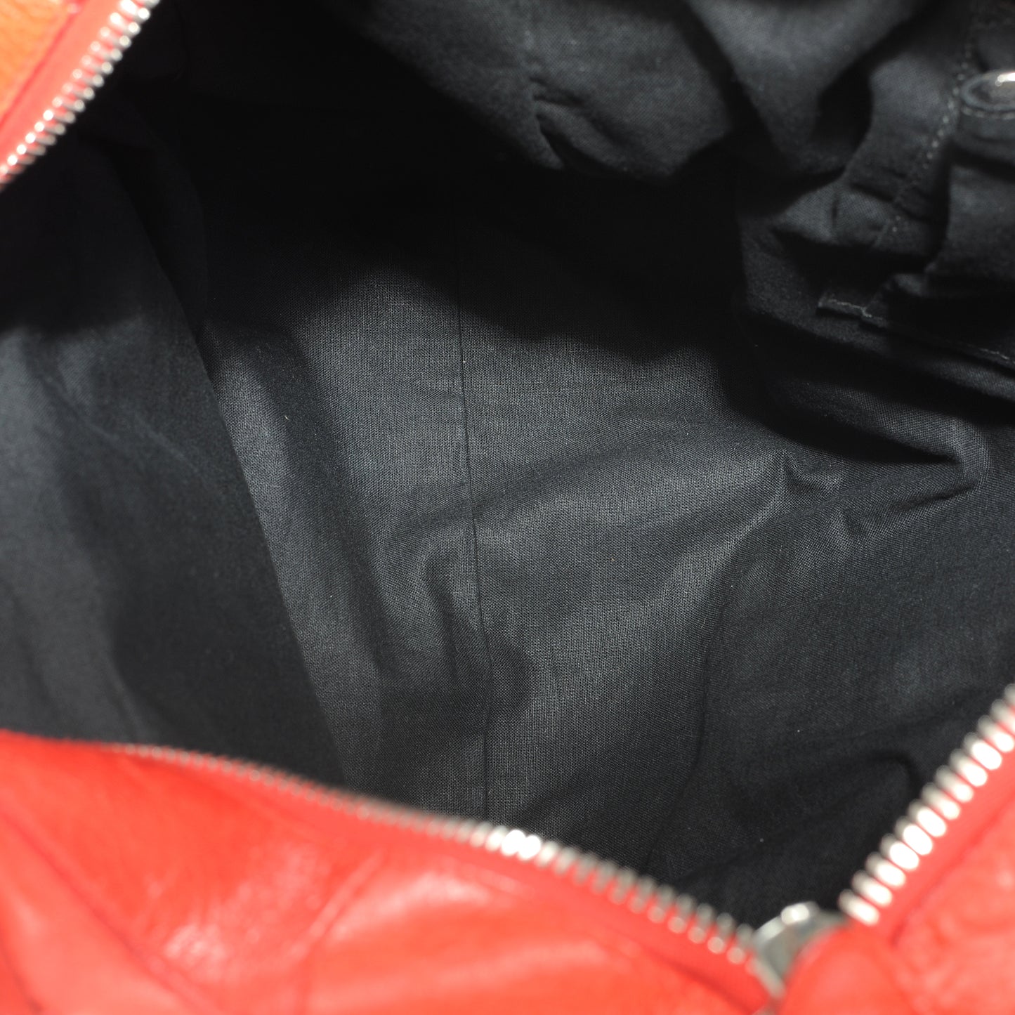 Agneau Giant 21 Silver Hardware Work Vermillion