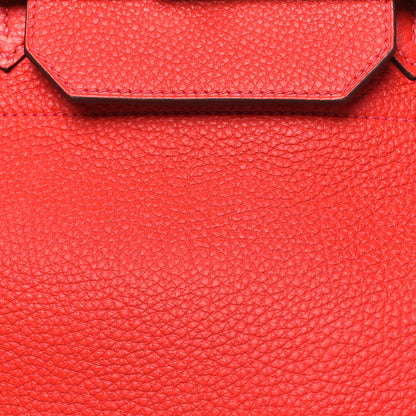 Hermes Togo HAC Birkin 40  Rouge Casaque 7 of 11