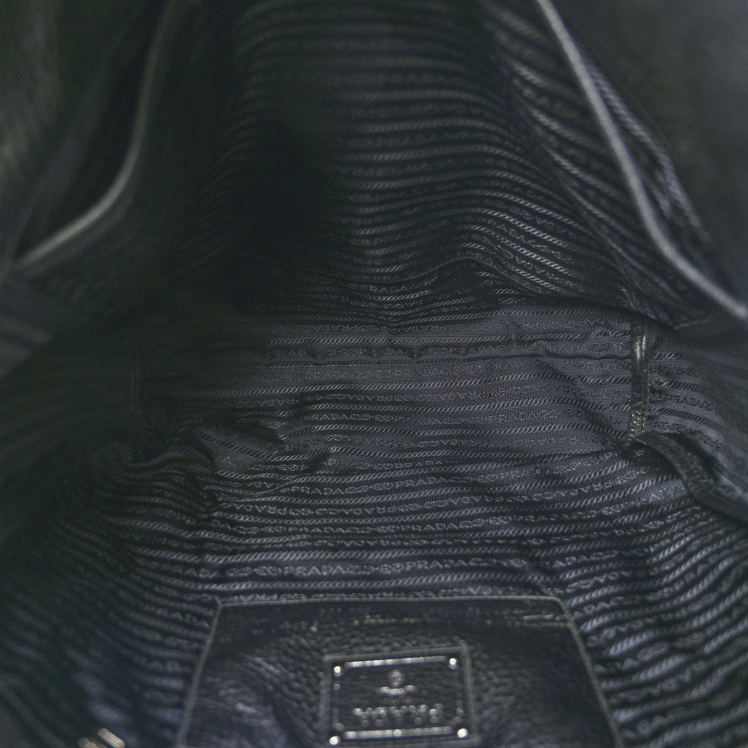Prada Vitello Phenix Tote Black 5 of 15