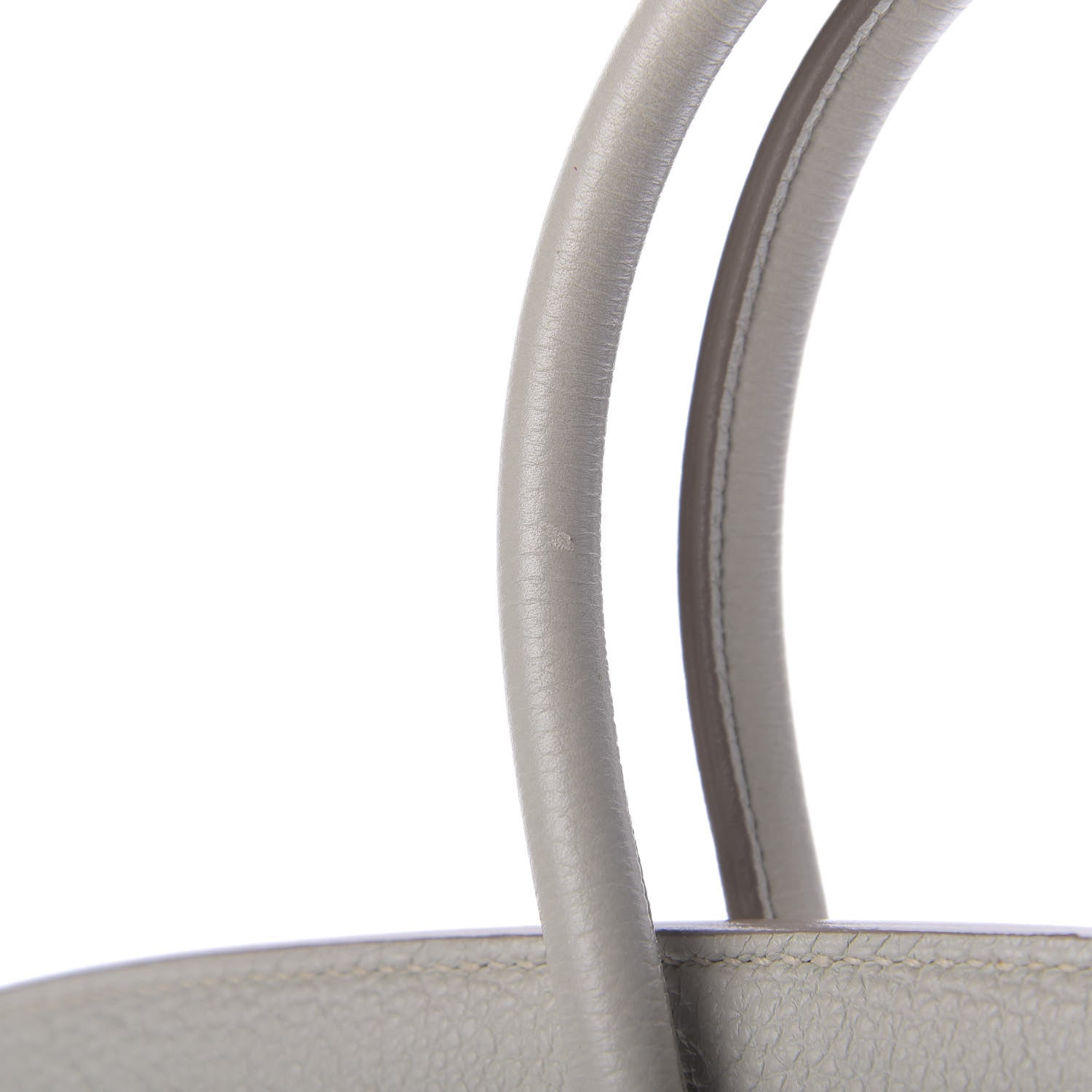 Hermes Taurillon Clemence Birkin 35 Gris Perle 11 of 11