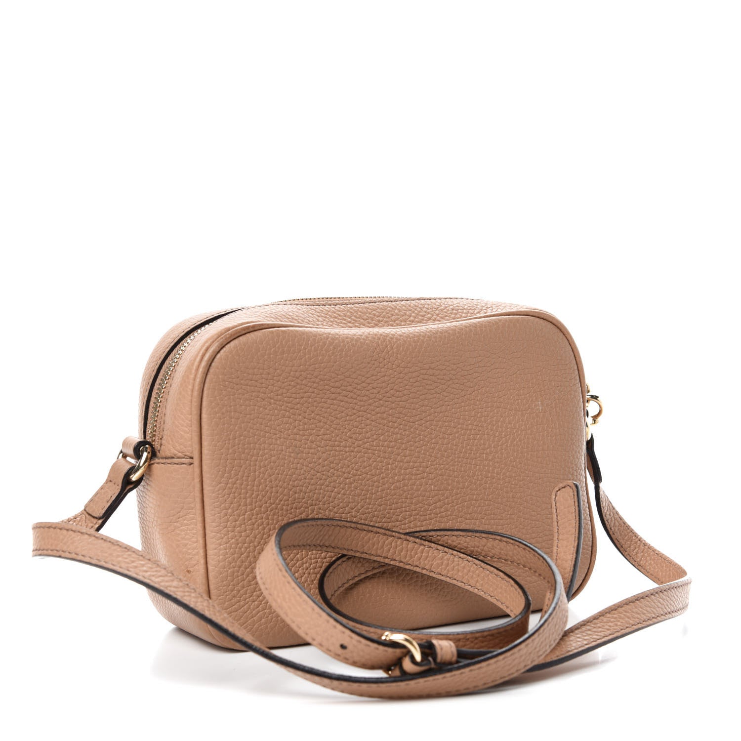 Gucci Pebbled Calfskin Small Soho Disco Bag Camelia 3 of 11