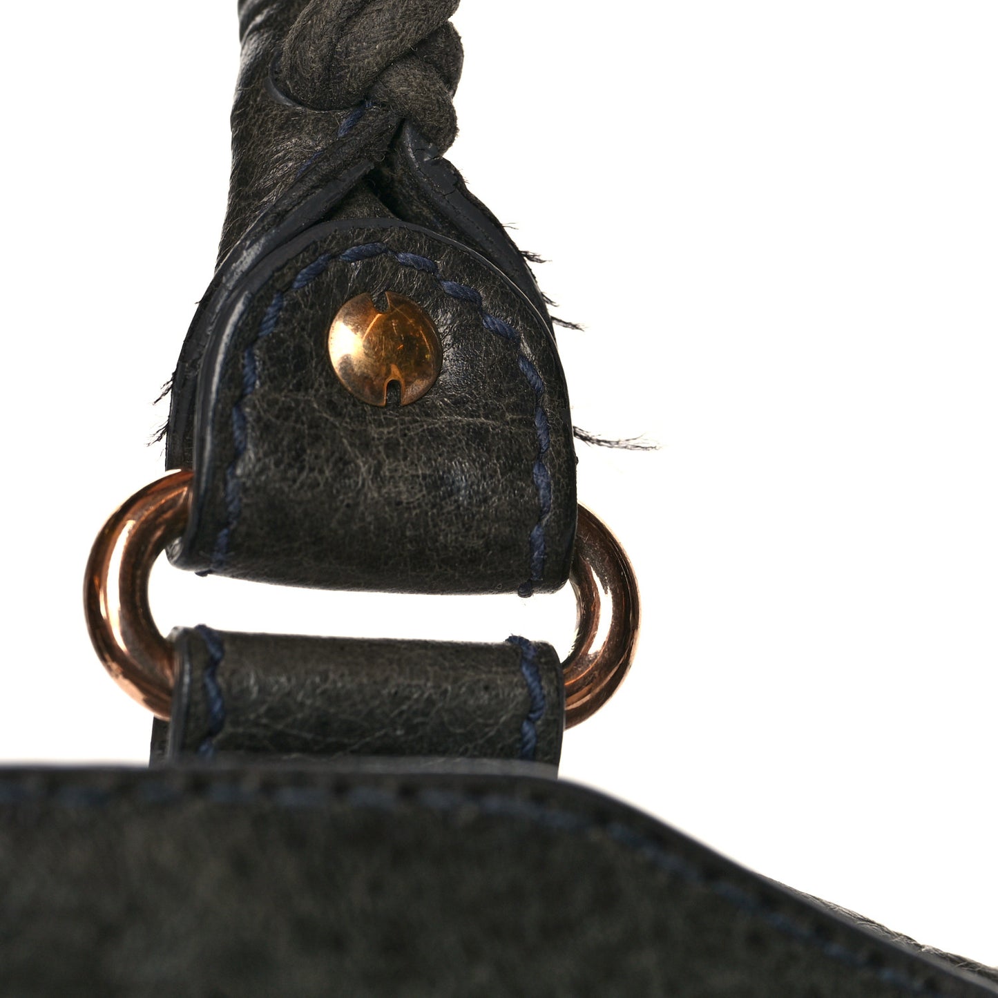 Agneau Giant 12 Rose Gold Hardware City Anthracite
