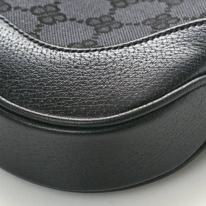Gucci X BALENCIAGA BB Monogram Calfskin Web Small Jackie 1961 Hobo Black 10 of 10