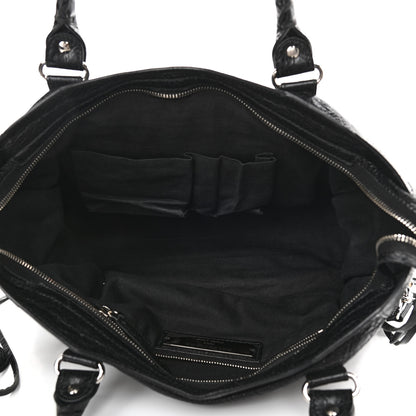 Balenciaga Agneau Classic Silver Hardware City Black 5 of 10