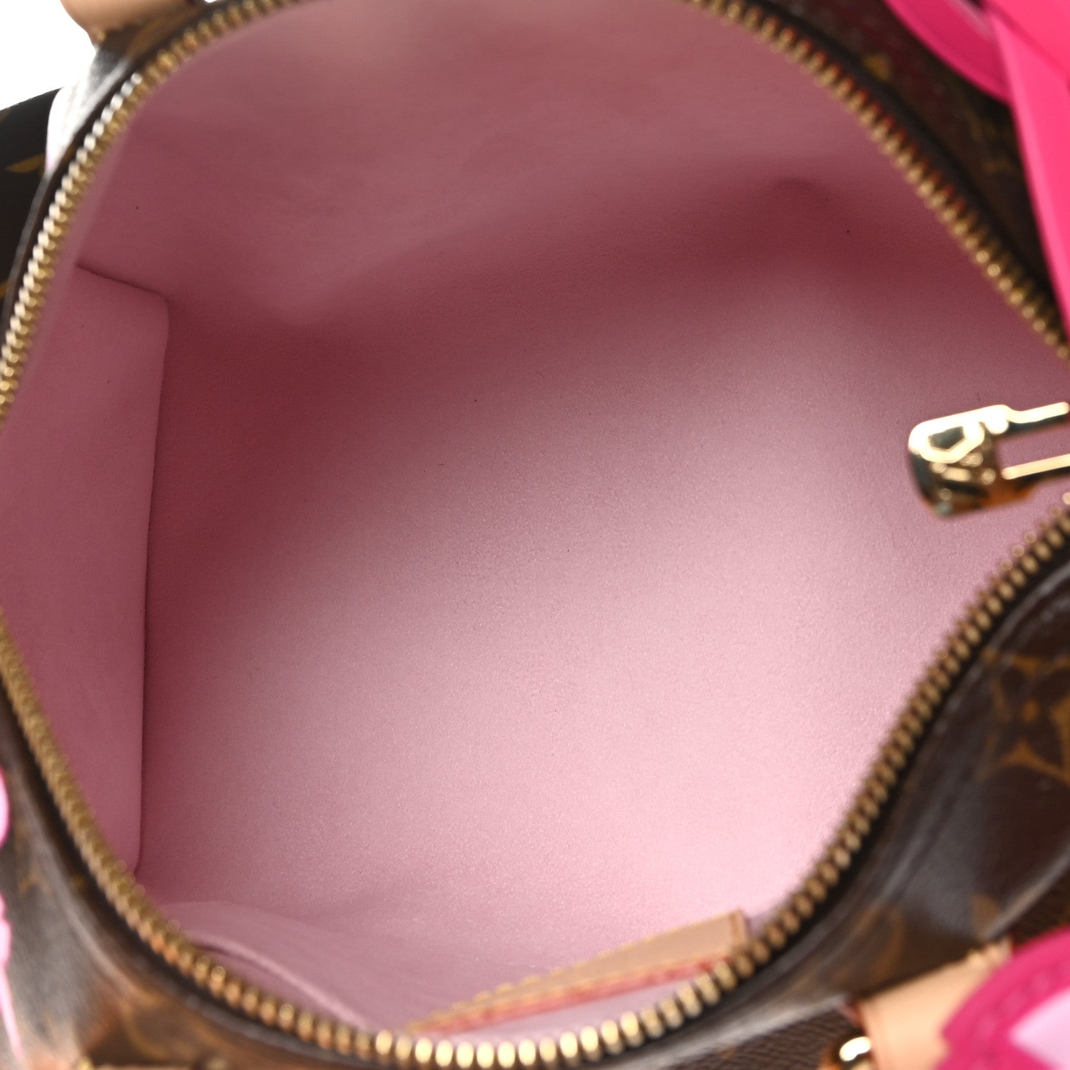 Louis Vuitton LV X TM Monogram Cherry Blossom Speedy Bandouliere 25 Sakura Brown 5 of 10