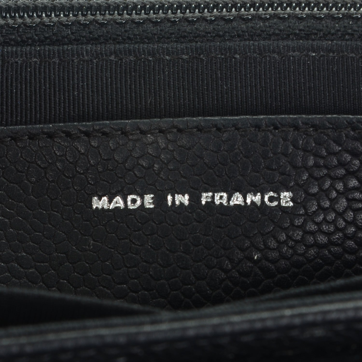 Chanel Caviar Half Moon Wallet On Chain WOC Black 7 of 8