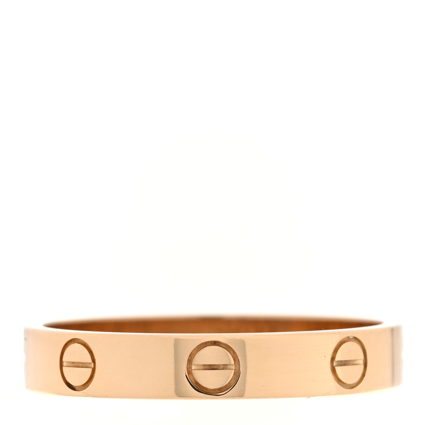 18K Yellow Gold 3.5mm LOVE Wedding Band Ring 59 8.75