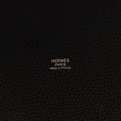 Hermes Taurillon Clemence Picotin Lock 22 MM Rouge Sellier 6 of 10