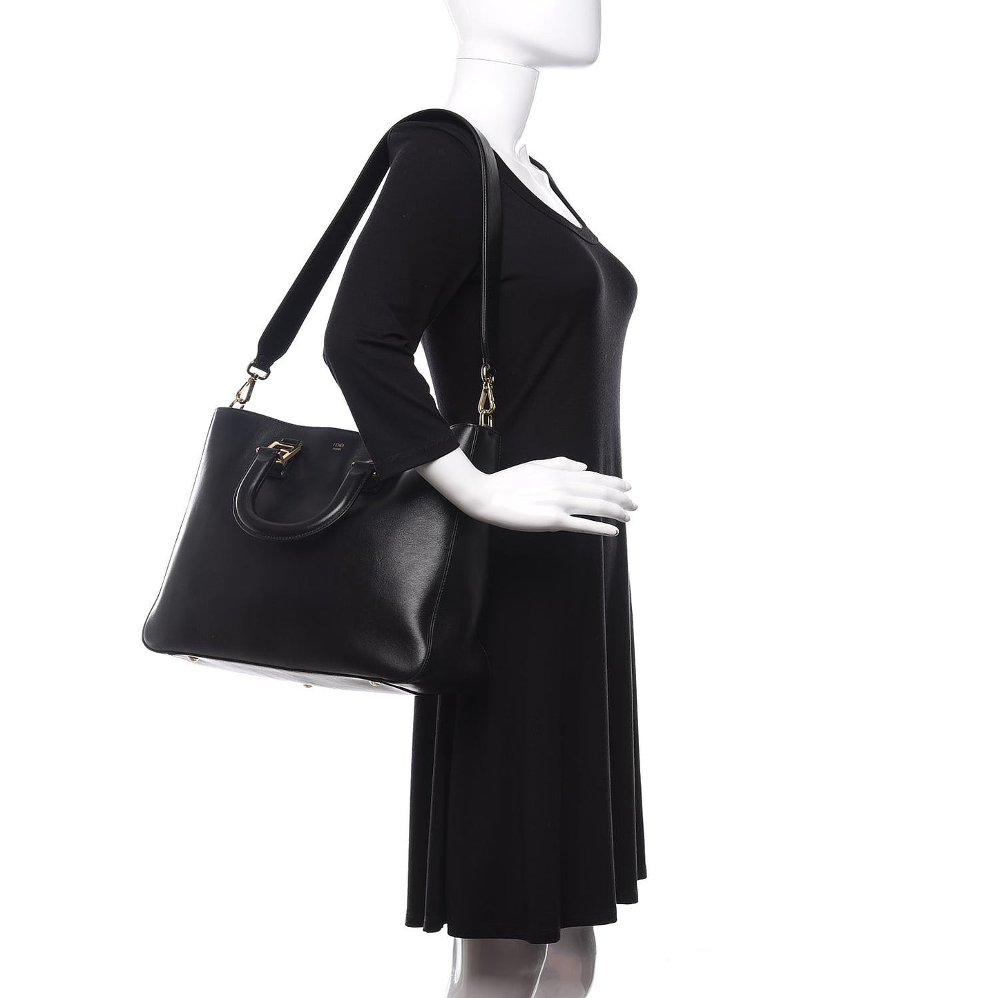 Vitello Glacier Medium FF Tote Black