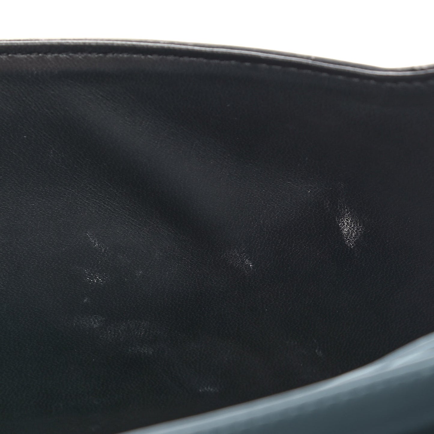Calfskin Medium Barcelona Shoulder Bag Stone Blue