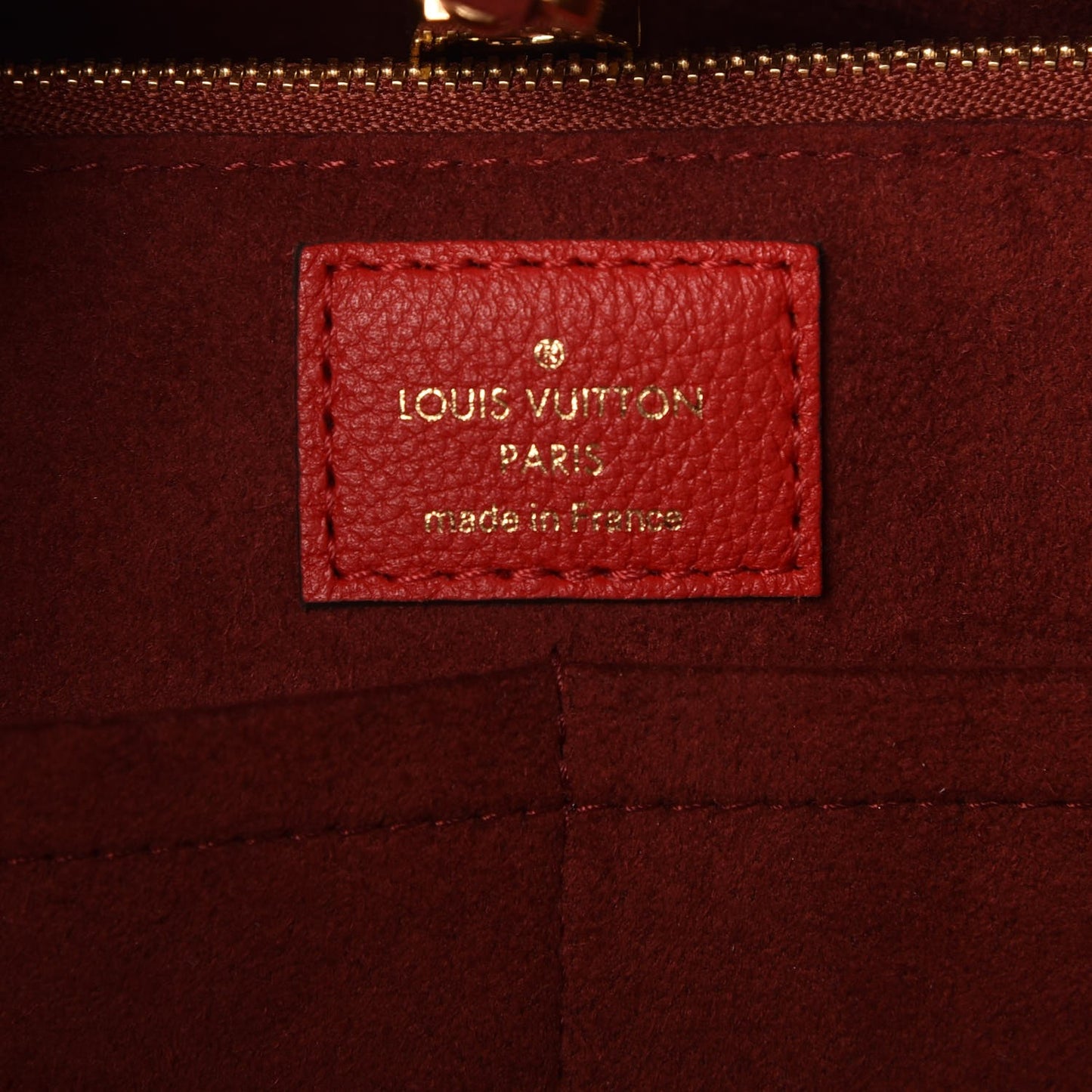 Calfskin Monogram Kimono Tote Cherry
