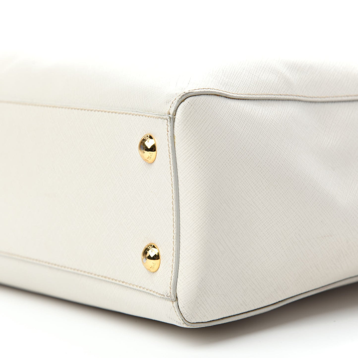 Saffiano Lux Double Handle Shopping Tote Talco