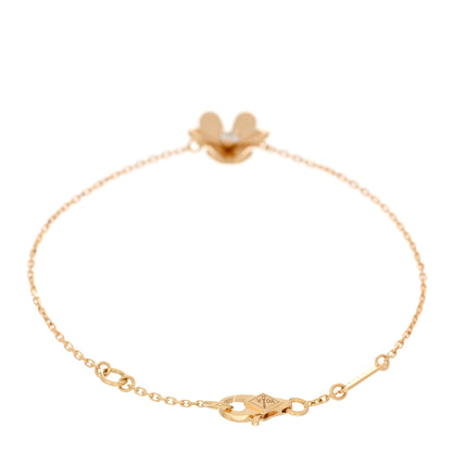Van Cleef & Arpels 18K Yellow Gold Diamond Mini Frivole Bracelet 2 of 5