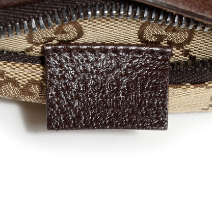 Gucci GG Monogram Web Double Pocket Belt Bag Brown 6 of 8