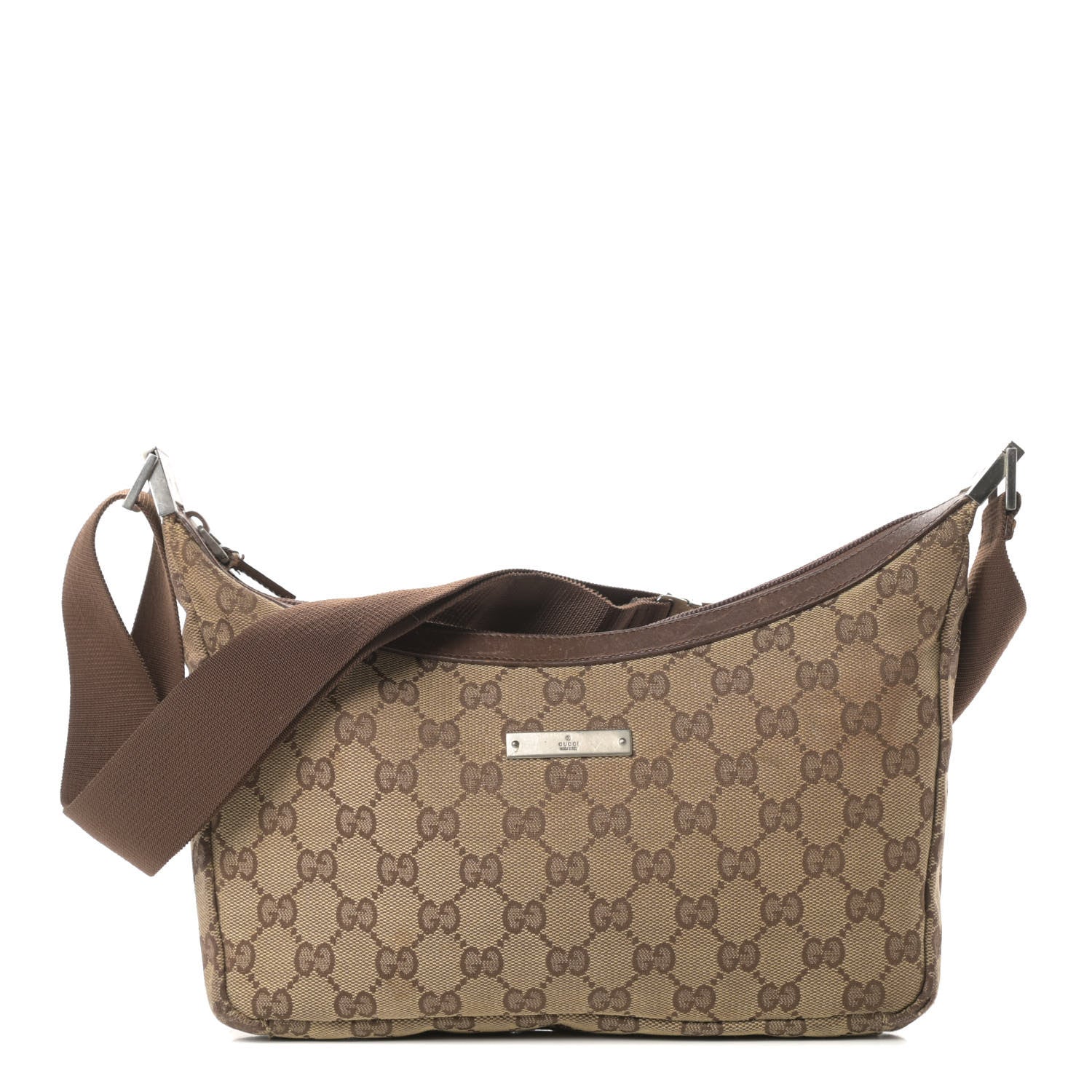 Gucci Monogram Small Hobo Dark Brown 1 of 17