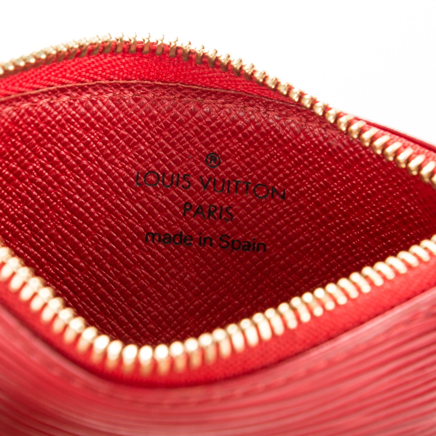 Louis Vuitton Epi Key Pouch Red 6 of 7