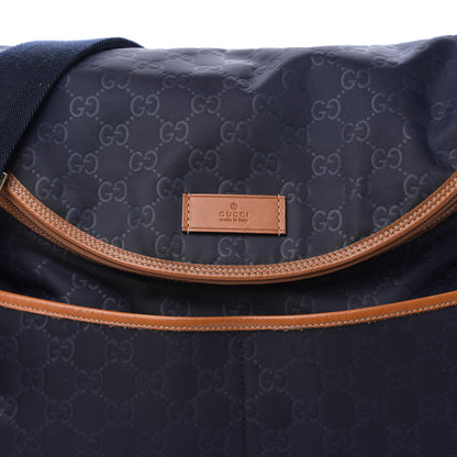 Gucci Nylon Monogram Light Diaper Bag Blue 8 of 10