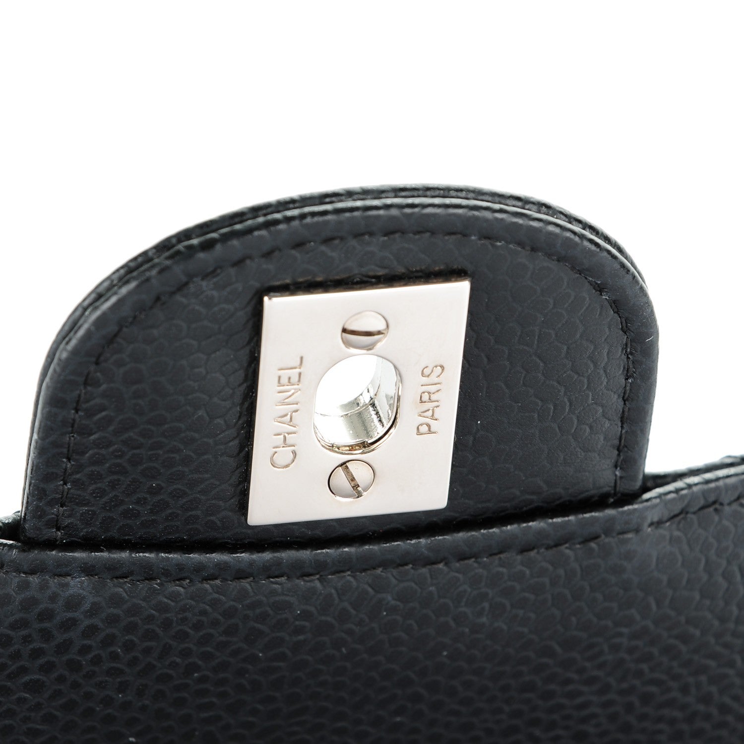 Chanel Caviar Quilted Mini Square Flap Black 5 of 8