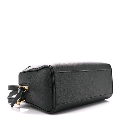 Versace Saffiano Virtus Small Bowling Bag Black 4 of 15