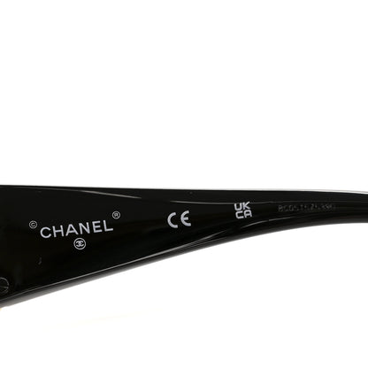 Chanel Pearl CC Sunglasses 71498 Black 5 of 8