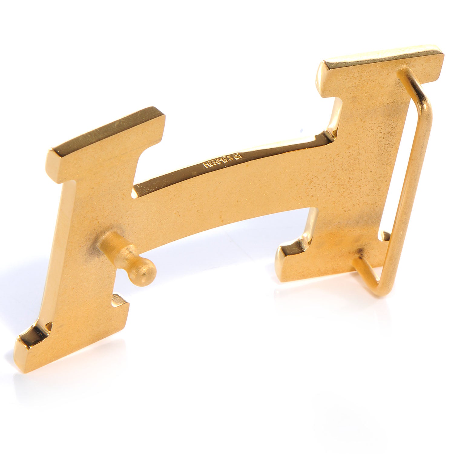 Hermes 32mm H Belt Buckle Gold 3 of 5