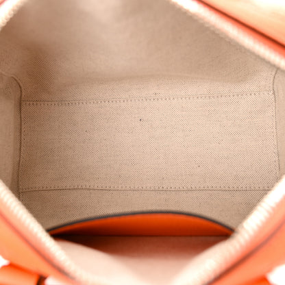 Gucci Piuma Calfskin Jumbo GG Embossed Mini Duffle Bag Good Orange 5 of 10