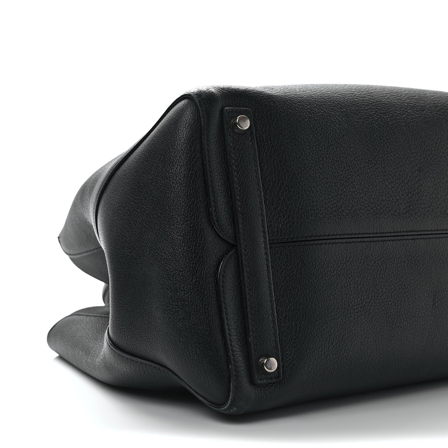 Christian Dior Supple Grained Calfskin Large Open Bar Tote Black 7 of 11
