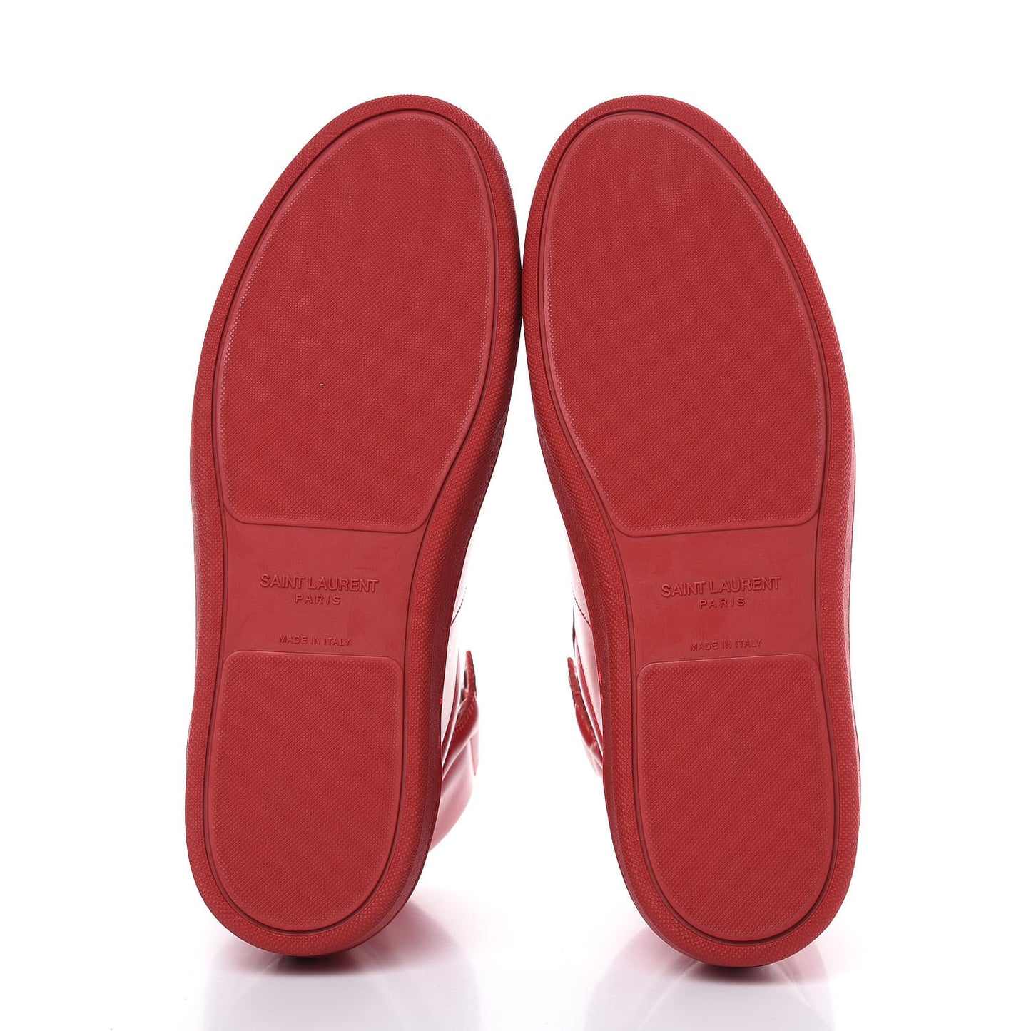 Calfskin Mens Court Classic SL/01H High Top Sneakers 41 New Red