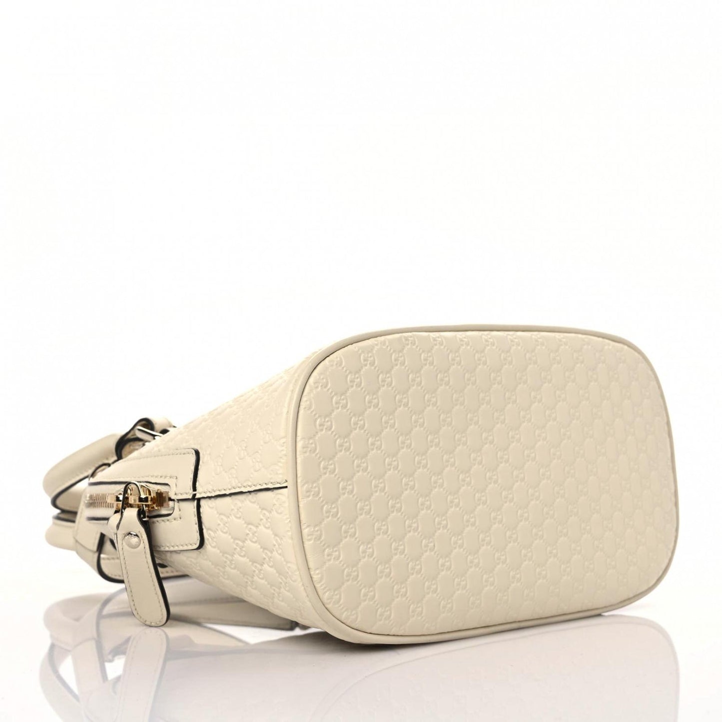 Soft Microguccissima Mini Dome Bag Ivoire