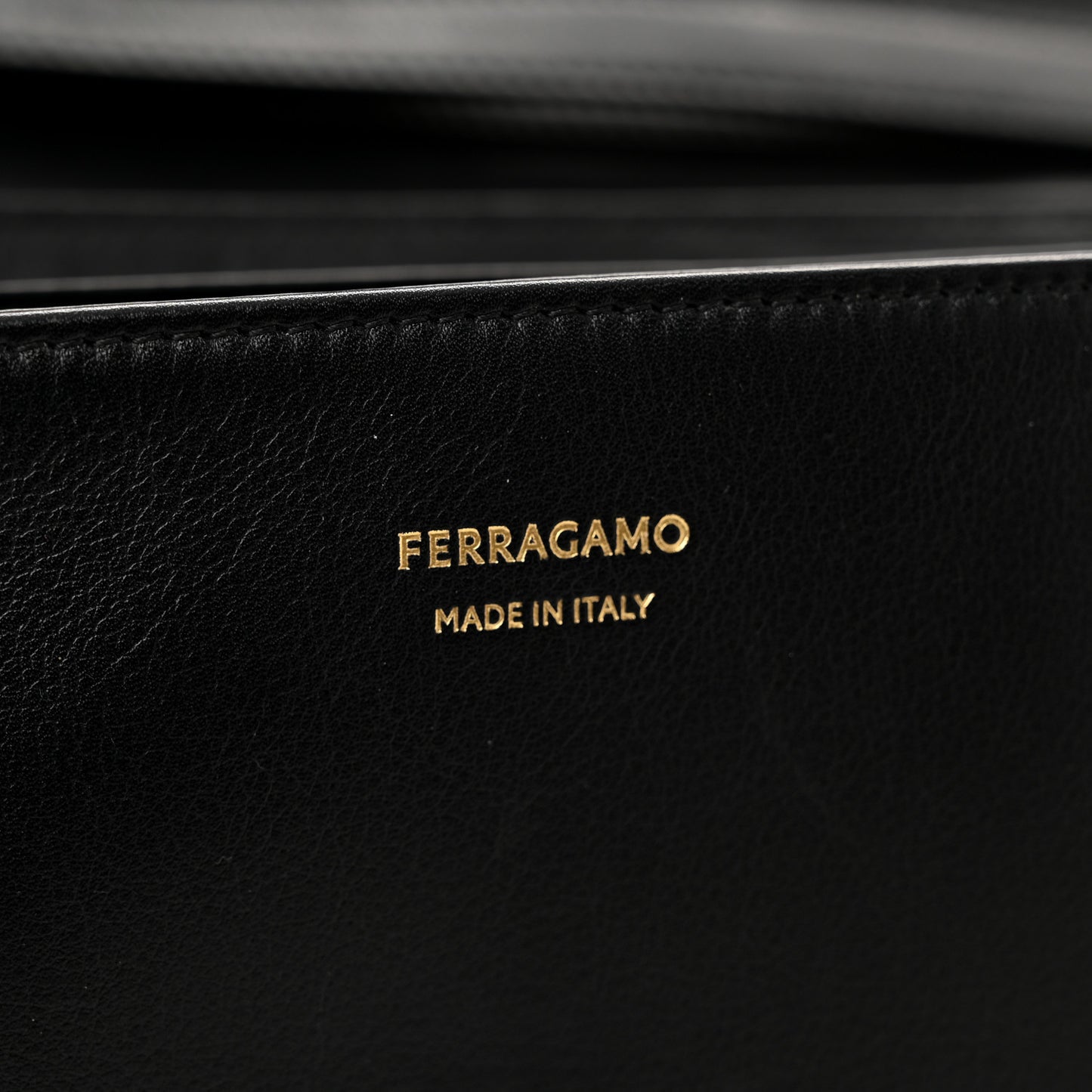 Calfskin Small Front Flap Crossbody Bag Black