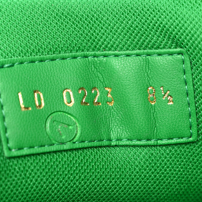 Louis Vuitton Mens LV Trainer Upcycling Sneakers 8.5 White Green 9 of 10