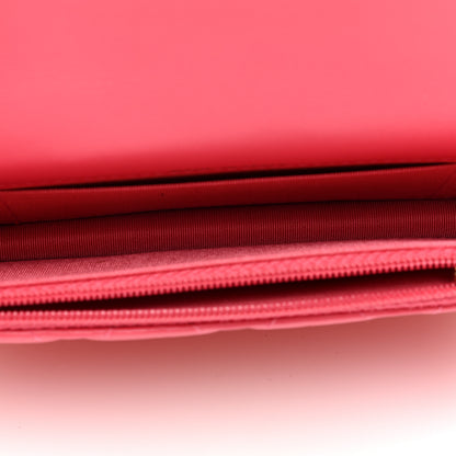 Chanel Calfskin Quilted Maxi Pearls Clutch With Chain Pink 5 of 11