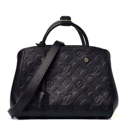 Louis Vuitton Empreinte Montaigne BB Black 1 of 10
