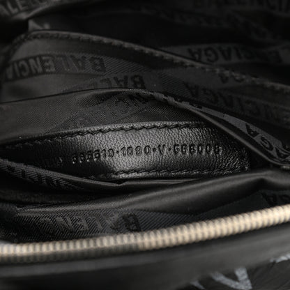 Balenciaga Agneau Arena Graffiti All Over XXS Souvenir Belt Bag Black White 7 of 10