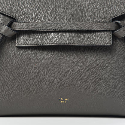 Celine Grained Calfskin Micro Belt Bag Grey 16 of 16