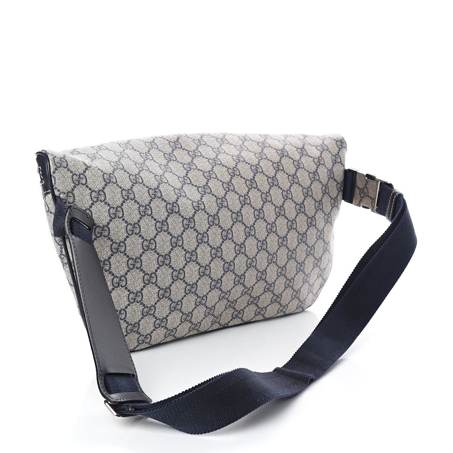 Gucci GG Supreme Monogram Belt Bag Navy 2 of 9