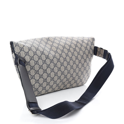 Gucci GG Supreme Monogram Belt Bag Navy 2 of 9