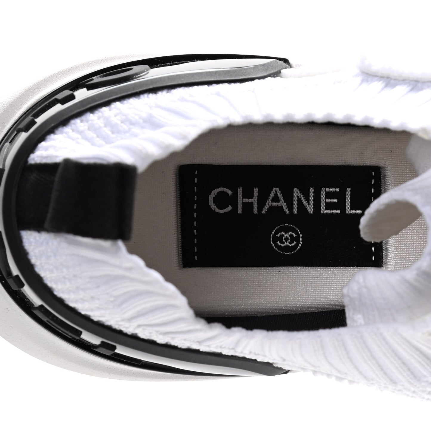 Fabric Logo Sneakers 39 White