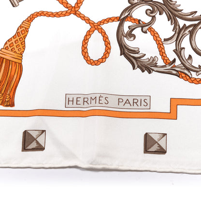 Hermes Silk Keys Les Cles Scarf 90 4 of 4