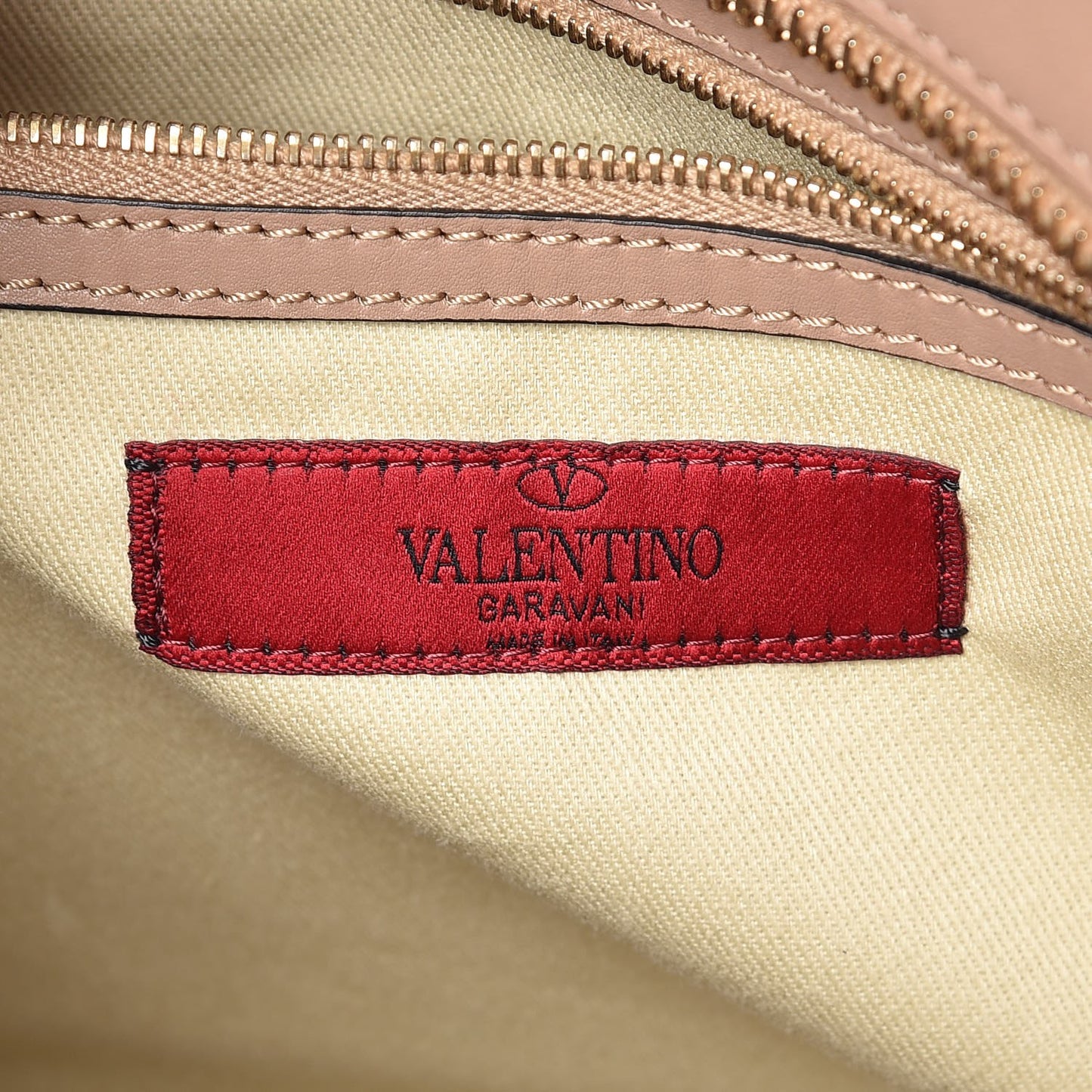 Vitello Rockstud Double Handle Tote Alpaca