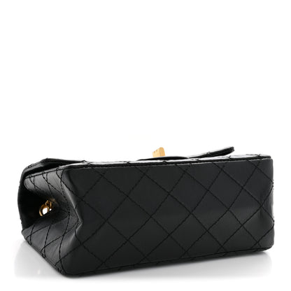 Chanel Aged Calfskin Quilted 2.55 Reissue Mini Flap Black 4 of 11