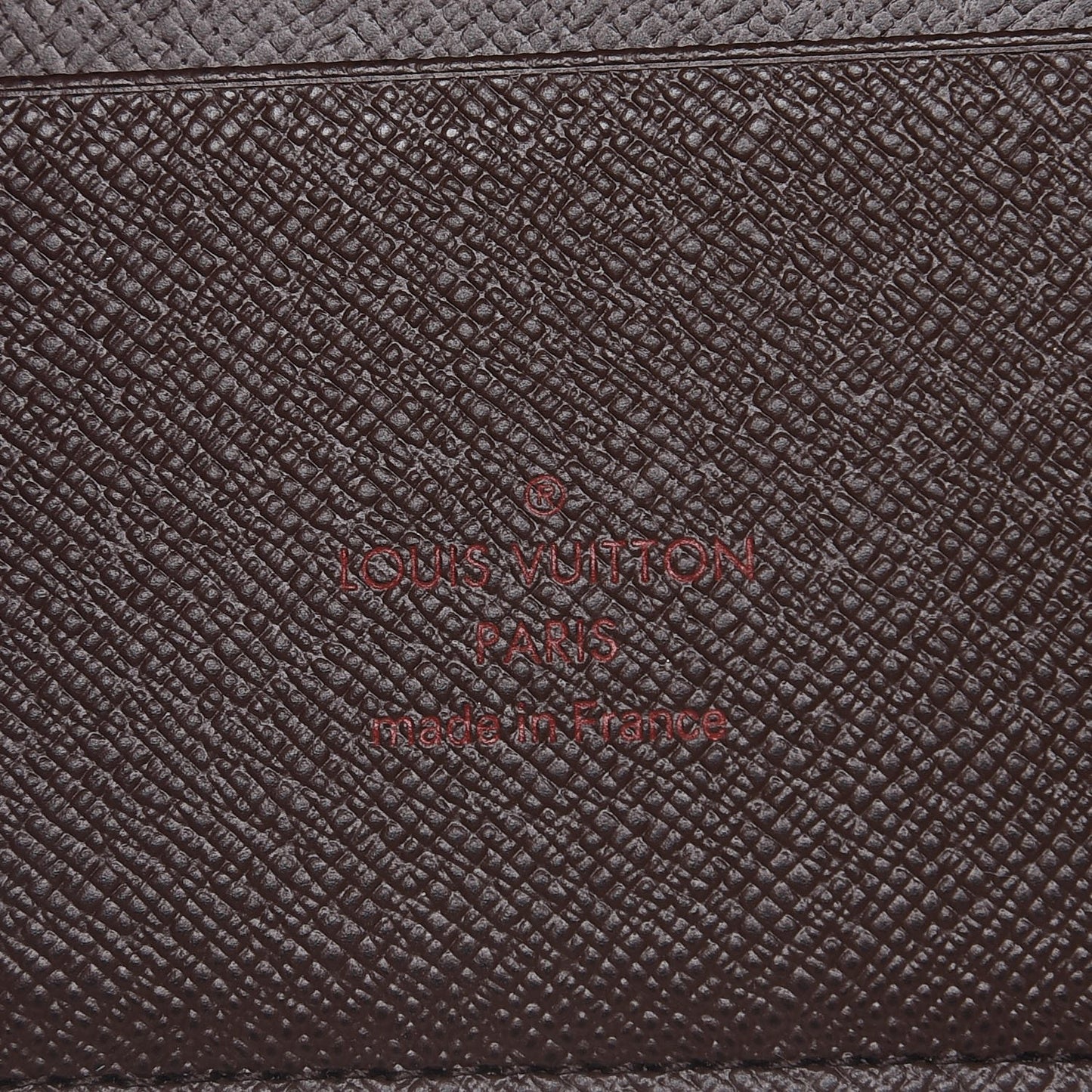 Damier Ebene Large Ring Agenda Cover